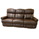 Sofá 3 Plazas Reclinable Wall Hugger de Cuero