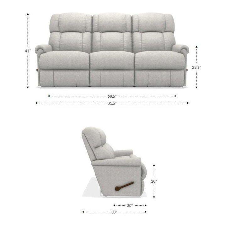 Sofá 3 Plazas Reclinable Wall - Hugger - Monnry