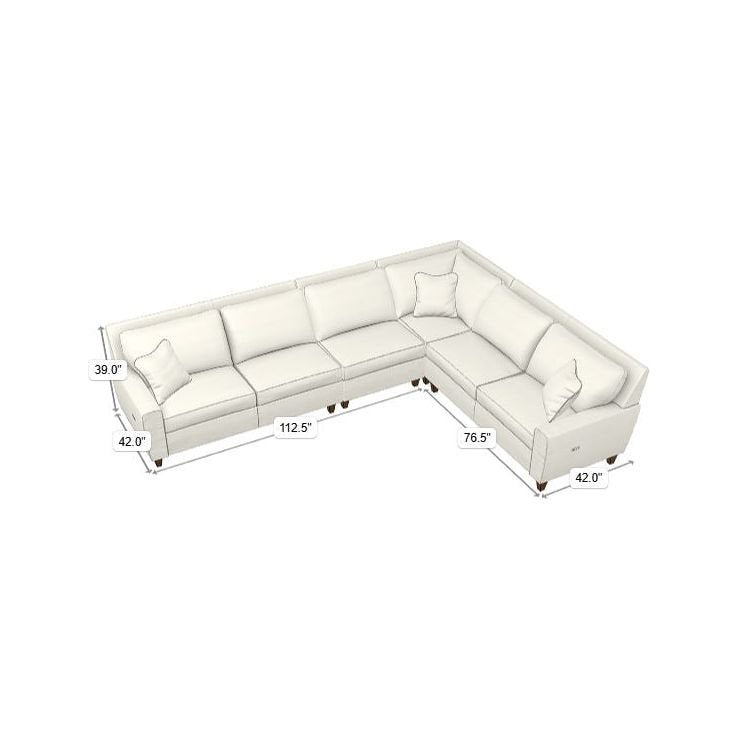 Sofá Seccional Reclinable Eléctrico - Monnry