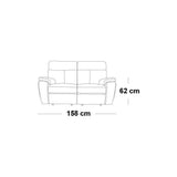 Sofá 2 Plazas Reclinable - Monnry