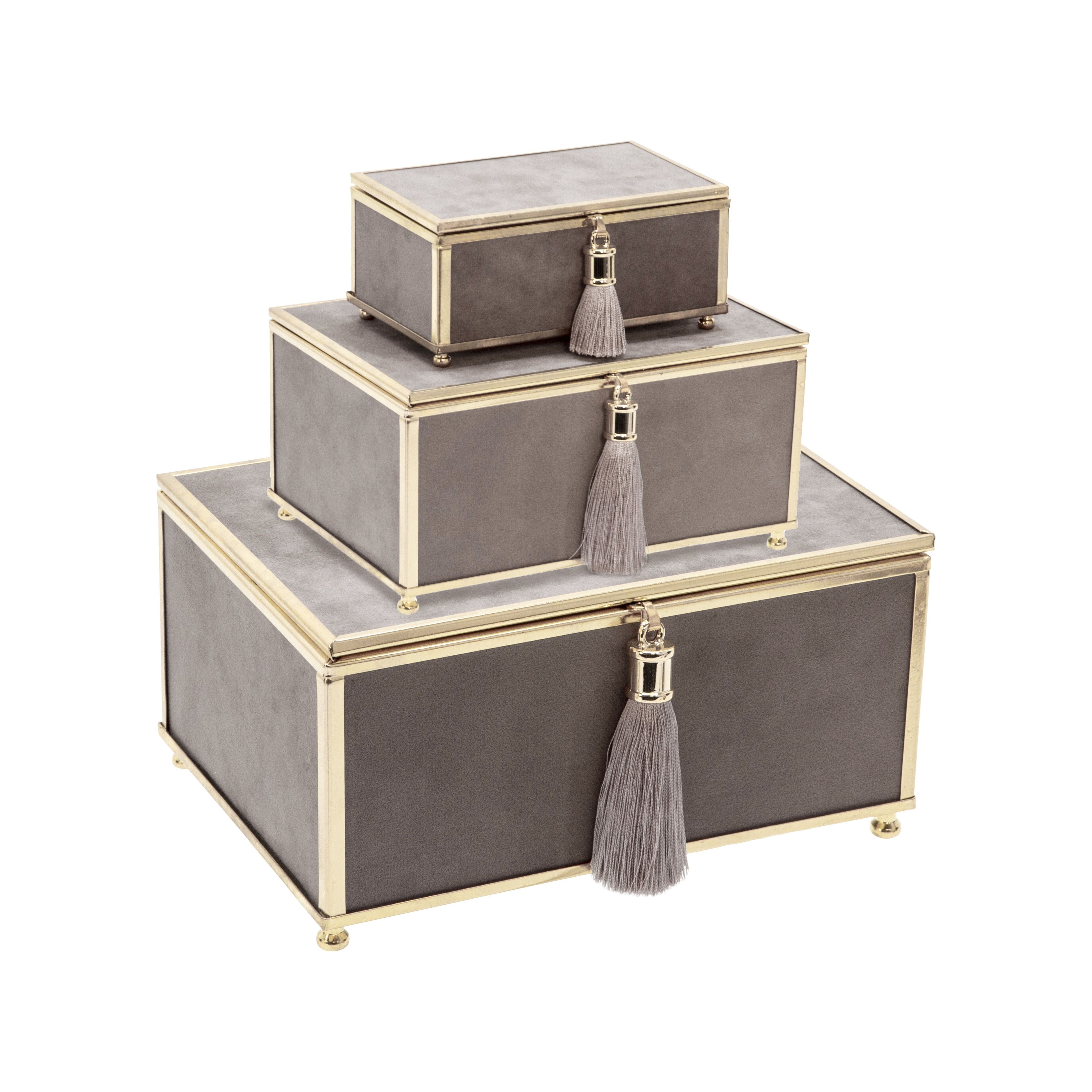 Set 3 Cajas Decorativas - Monnry