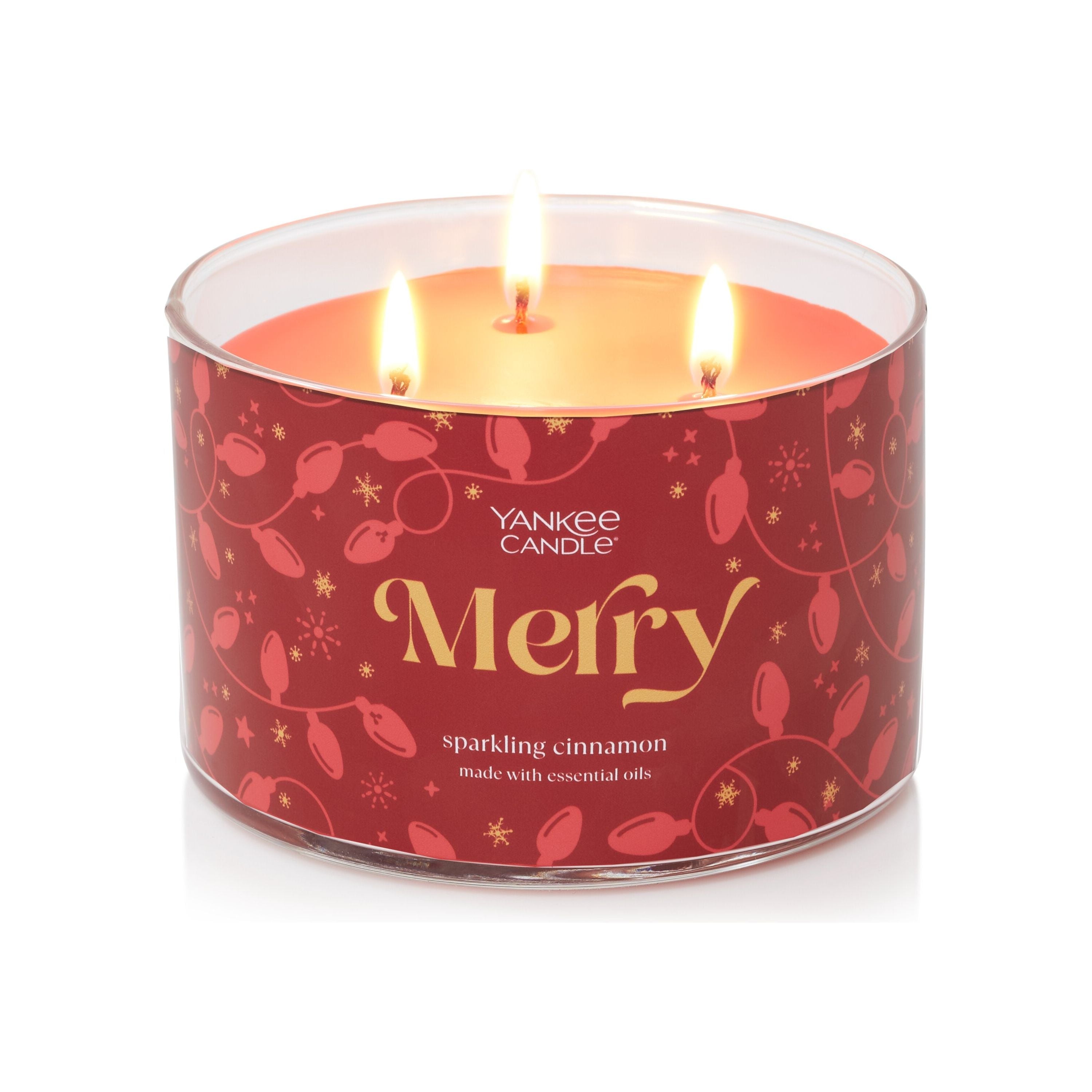 Candela  Aromática 18 oz Sparkling Cinnamon (Merry) - Monnry