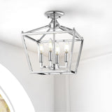 Lámpara Semi-Plafón de Interior 4 Luces - Monnry