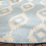Alfombra Redonda de Exterior e Interior - Monnry