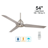 54" Abanico de Exterior e Interior - Monnry