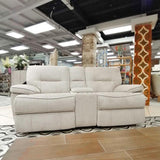 Sofá 2 Plazas Reclinable con Consola y USB - Monnry