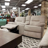 Sofá 2 Plazas Reclinable con Consola y USB - Monnry
