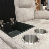 Sofá 2 Plazas Reclinable con Consola y USB - Monnry