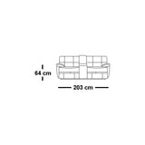Sofá 2 Plazas Reclinable con Consola - Monnry