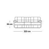 Sofá 3 Plazas Reclinable - Monnry