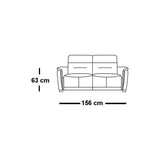 Sofá 2 Plazas Reclinable - Monnry