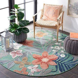 Alfombra Redonda de Exterior e Interior 7' Pies - Monnry
