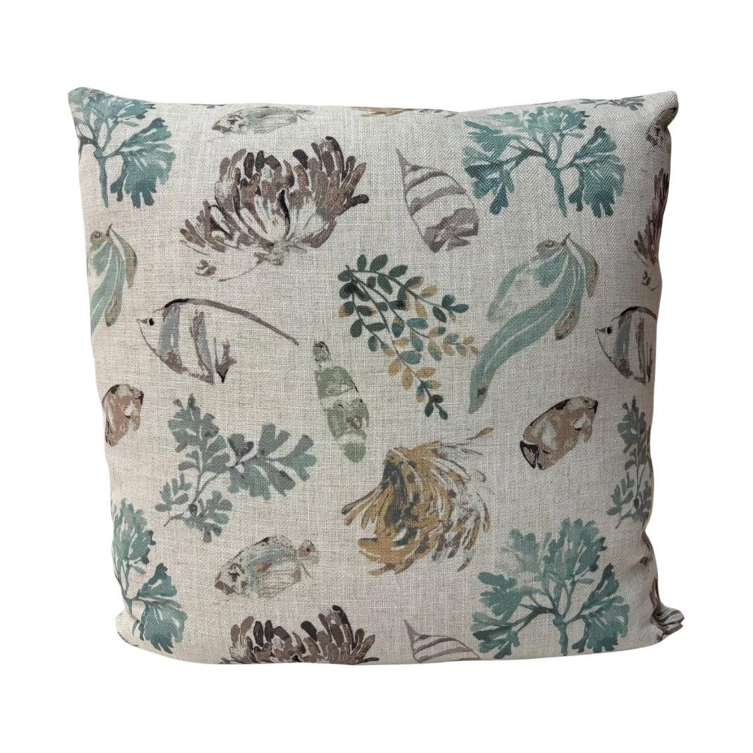 Almohadón Tela Premium con Relleno de Plumas 22" x 22" Pulgadas - Monnry