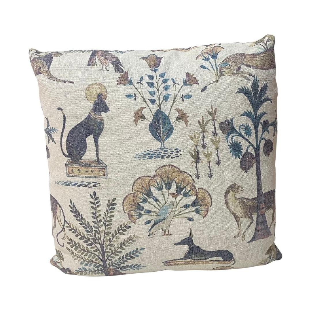 Almohadón Tela Premium con Relleno de Plumas 22" x 22" Pulgadas - Monnry