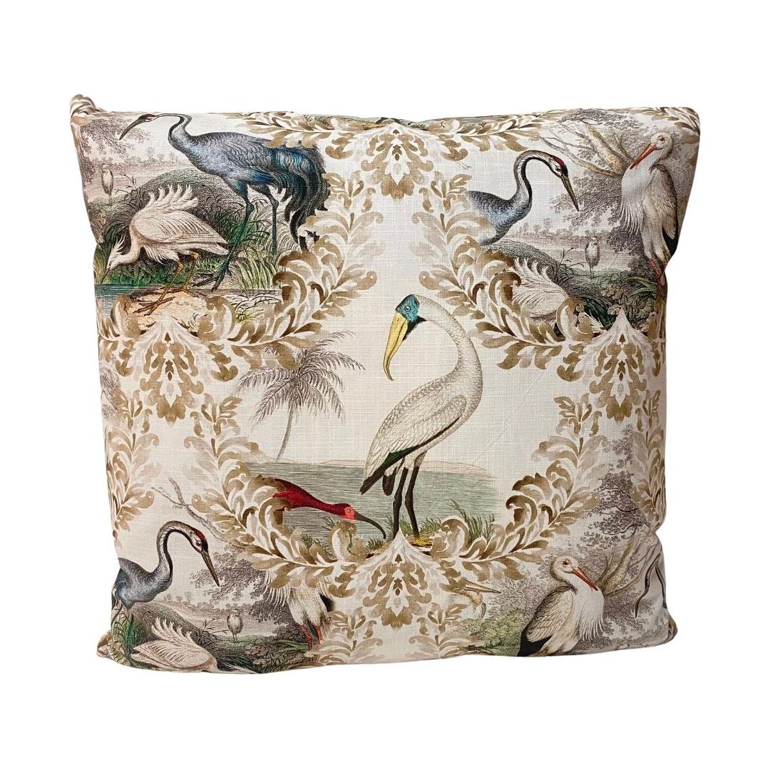 Almohadón Tela Premium con Relleno de Plumas 22" x 22" Pulgadas - Monnry