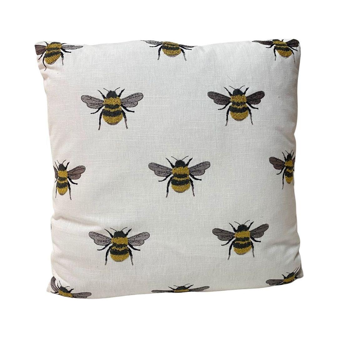 Almohadón Tela Premium con Relleno de Plumas 22" x 22" Pulgadas - Monnry