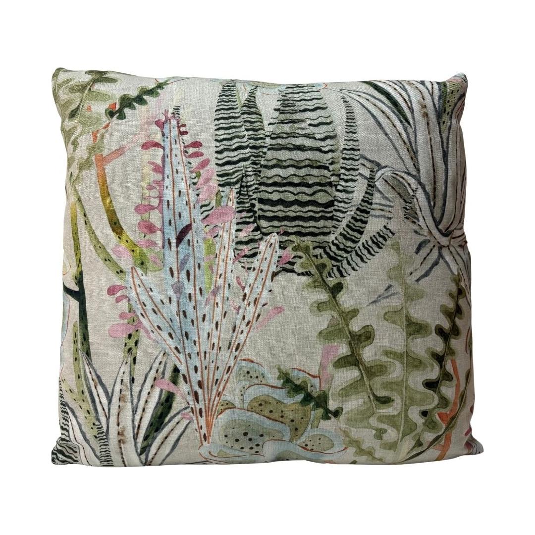 Almohadón Tela Premium con Relleno de Plumas 22" x 22" Pulgadas - Monnry