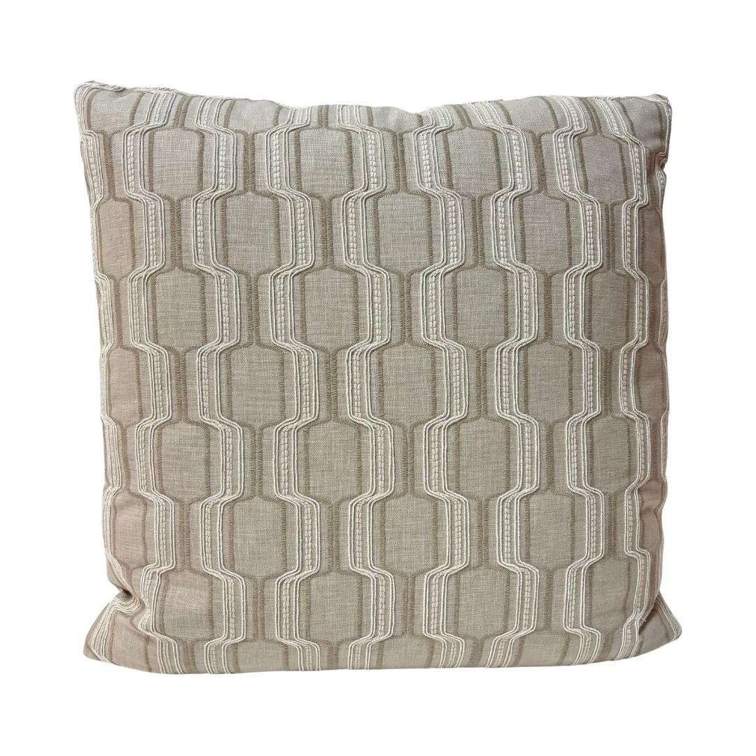 Almohadón Tela Premium con Relleno de Plumas 22" x 22" Pulgadas - Monnry