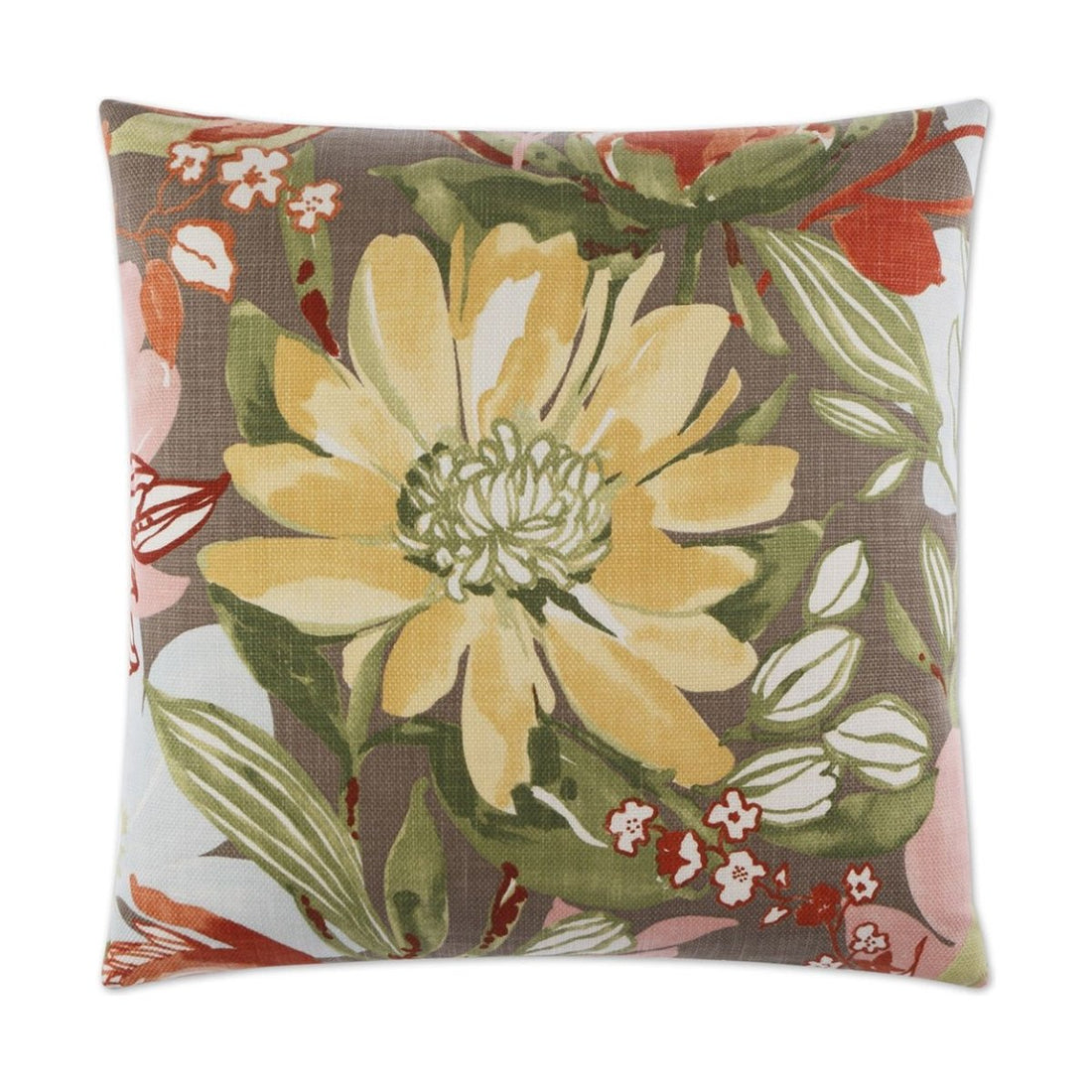 Almohadón Tela Premium con Relleno de Plumas 22" x 22" Pulgadas - Monnry