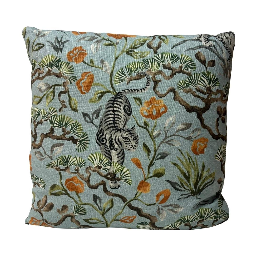 Almohadón Tela Premium con Relleno de Plumas 22" x 22" Pulgadas - Monnry