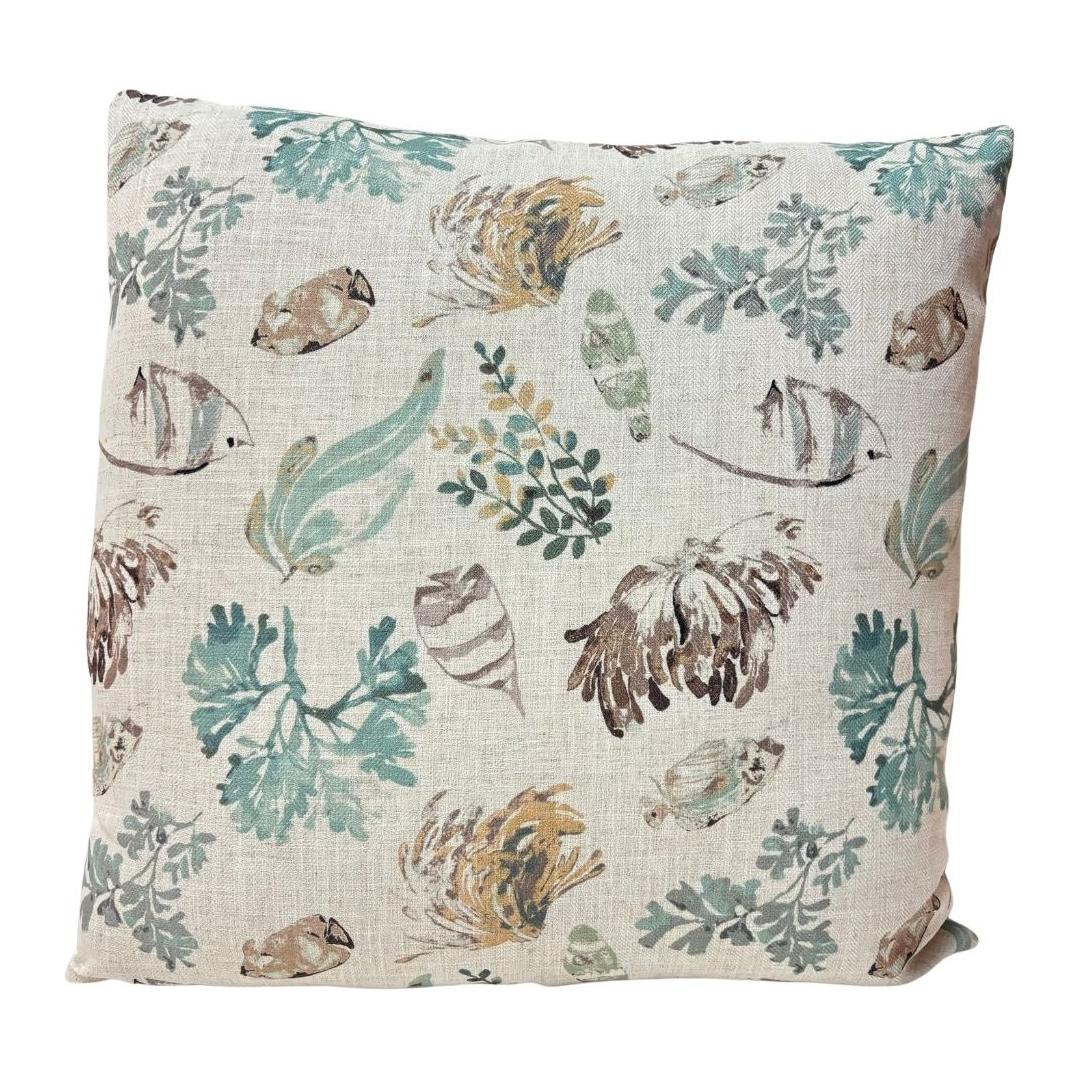 Almohadón Tela Premium con Relleno de Plumas 24" x 24" Pulgadas - Monnry