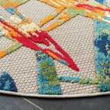 Alfombra Redonda de Exterior e Interior - Monnry
