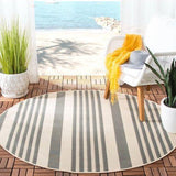 Alfombra Redonda de Exterior e Interior - Monnry