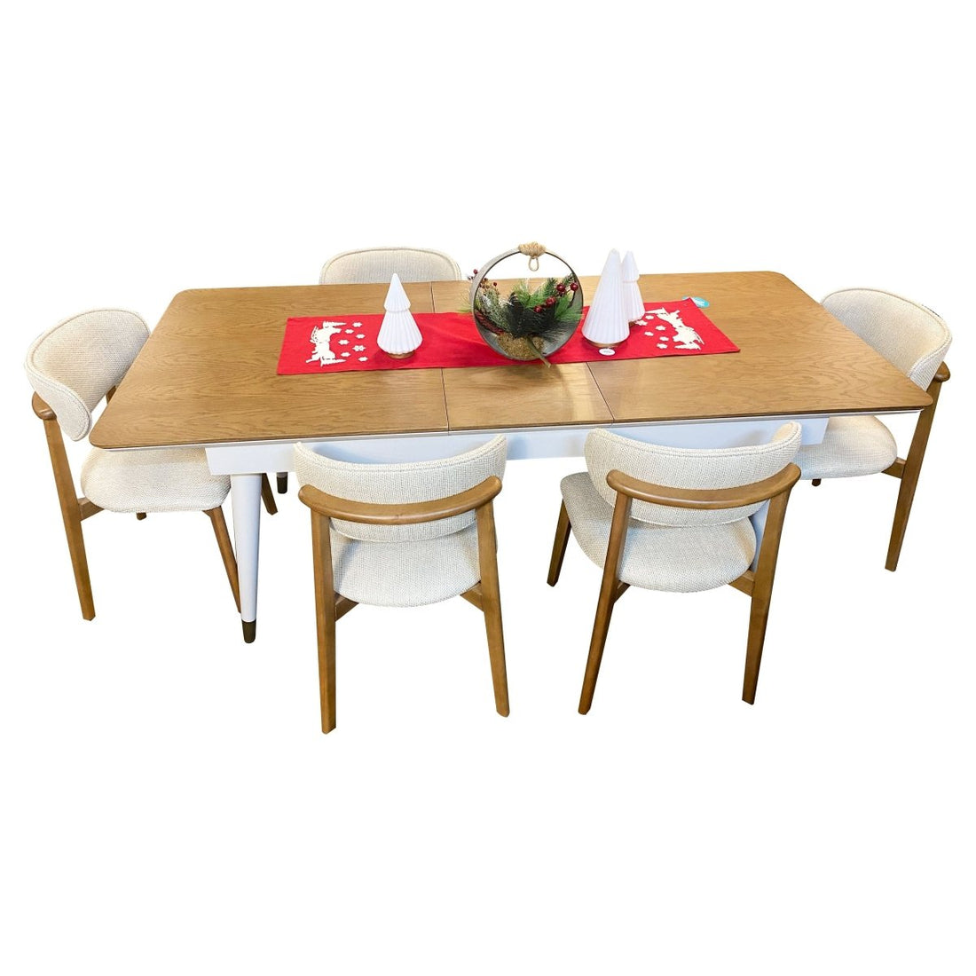 Set de Mesa de Comedor con 6 Sillas - Monnry